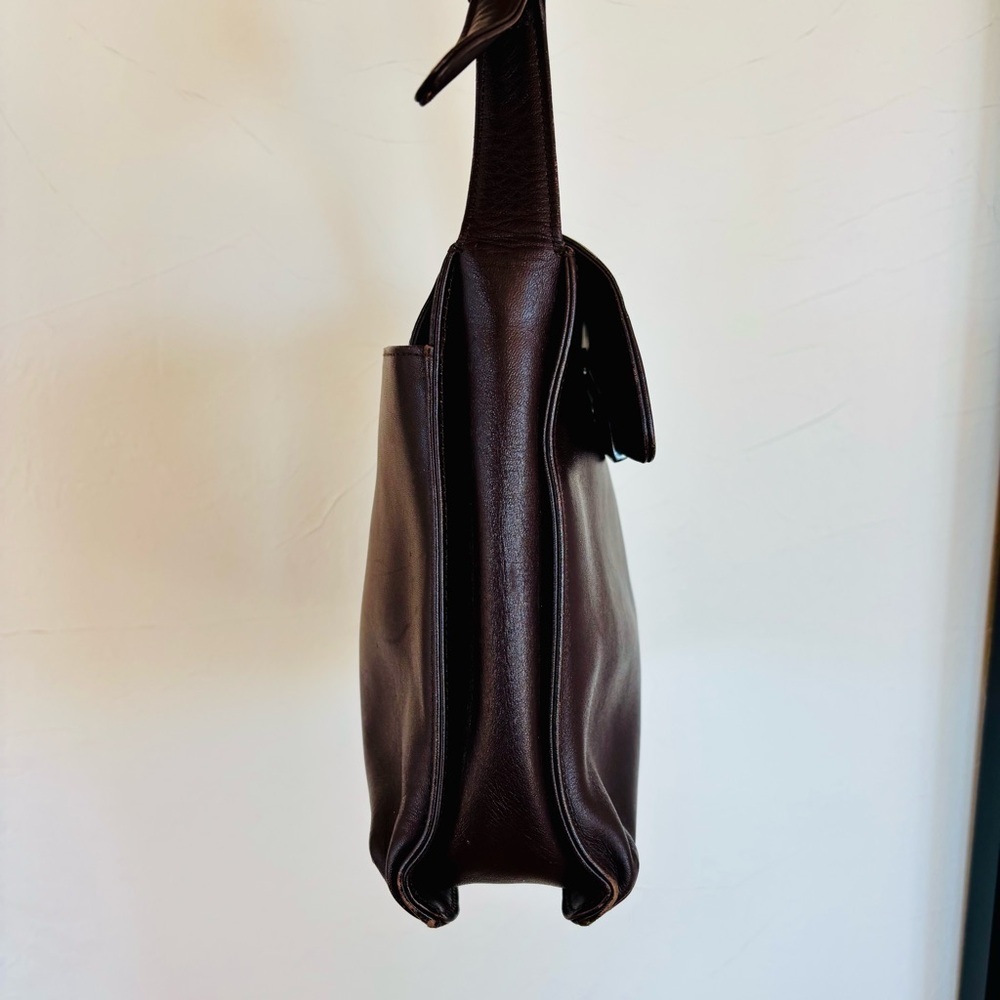 GIVENCHY Whip Rich Brown Leather Shoulder Bag - Picture 6 of 17